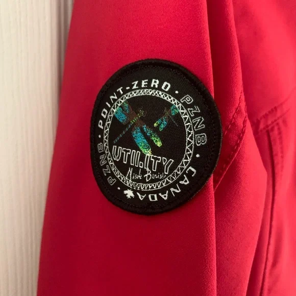 Point Zero Red Utility Jacket - Picture 4 of 5